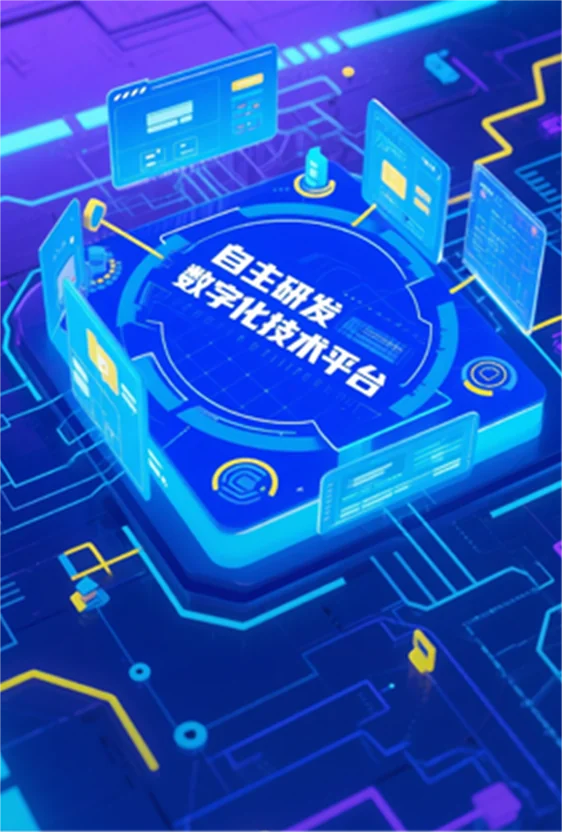 自主研发数字化技术平台